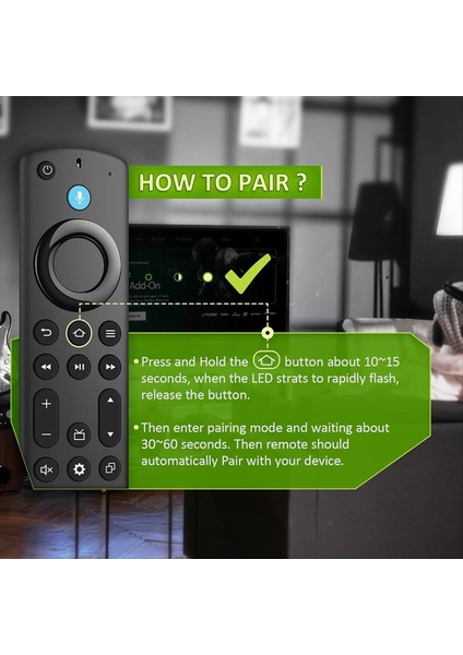 Fire Amz Akıllı Tv&#39 Ler Için Yedek Uzaktan Kumanda Çubuk Tv Küp Tv&#39 Ler Çubuk 4k/lite/4k Max Insignia/toshiba Akıllı Tv Için (Yurt Dışından) fırsatları