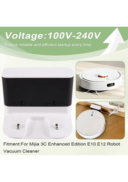 Mijia 3c Gelişmiş Sürüm E10 E12 Robot Süpürge Şarj Yığınları Şarj Cihazı Için Şarj Fişi ile Şarj Dock&#39 U (Yurt Dışından) indirimleri