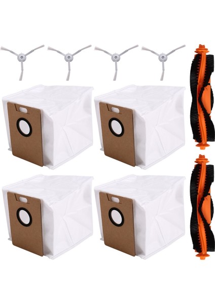 Rulo Fırça Ana Fırça Yan Fırçalar Tp-Link Tapo RV30 MAX/RV30 PLUS/RV20 Max Plus Robot Süpürge Için Toz Torbası Seti (Yurt Dışından) modelleri