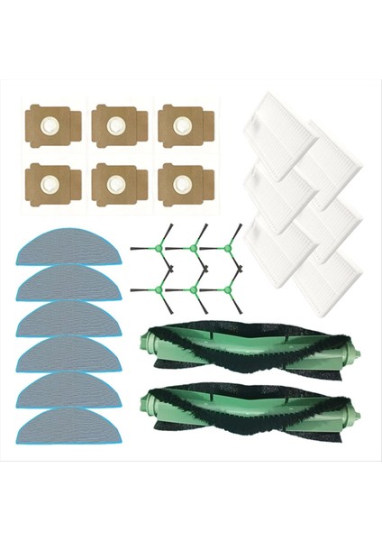Irobot Roomba Combo Essential/2 ESSENTIAL/105 COMBO/Y0110/Y0112/Y0140 Yedek Parça Fırça Filtre Paspas Bezi Toz Torbası (Yurt Dışından) fiyatları