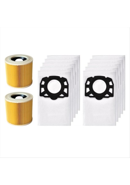 Elektrikli Süpürge Torbası Filtresi Karcher Wd2 Plus Wd3 WD3S Kfı 357 SE4001 SE4002 Ka 40 Yedek Çanta Parçaları 2 863-314 0 (Yurt Dışından) modelleri