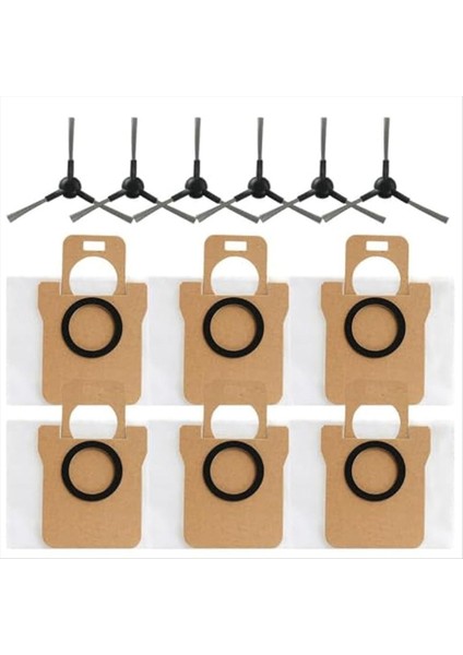 Jonr P20 Pro Için Vakum Değiştirme Kiti 6 Toz Torbası ve 6 Yan Fırça Yedek Parça Içerir (Yurt Dışından) modelleri