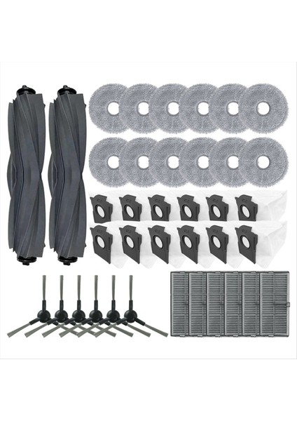 Dreame L10S Pro Ultra Isı / X30 Ultra / X30 Pro Yedek Parçalar Ana Fırça Yan Fırça Toz Torbası Filtre Paspas Bezi (Yurt Dışından) fırsatları