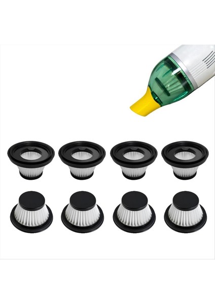 Ördek Elektrikli Süpürge Için Vakum Filtreleri At Gücü Duck Vac Için Kompakt Akülü Yedek Vakum Filtresi 8 Paket (Yurt Dışından) indirimleri