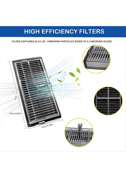 Dreame X40 ULTRA/X40 Pro Supping Robot Aksesuarları Hepa Filtresi Süpürme Makinesi Yedek Parçaları Için Uygun (Yurt Dışından) modelleri