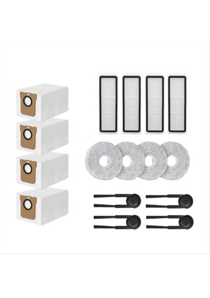 16 Adet Xiaomi Mijia M40S/OV31CN Süpürme Makinesi Aksesuarları Ana Yan Fırça Paspas Filtresi Toz Torbaları (Yurt Dışından) indirimleri