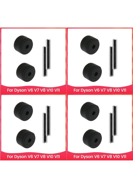 8 Adet Akslar ve Silindirler Kafaları Küçük Şaft Tekerlekleri Için Yedek Dyson V6 V7 V8 V10 V11 Elektrikli Süpürge Parçaları (Yurt Dışından)