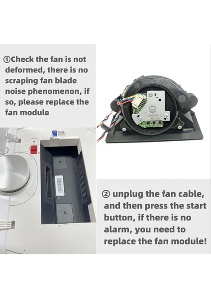 Ecovacs Deebot T5 / T8 / Dx Serisi / Dv Serisi Elektrikli Süpürge Yedek Parçaları Için Vakum Motoru Fan Motoru (Yurt Dışından) fiyatları