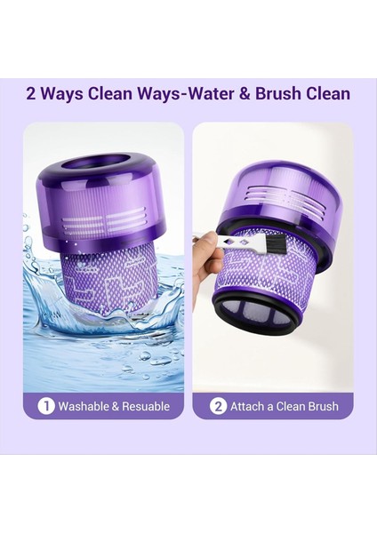 Dyson SV16 SV29 Outsize V11 Outsize V15 Outsize Için Filtre Yedek Parçaları Parça 970422-01 ile Karşılaştırın (Yurt Dışından) indirimleri