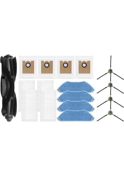 Lefant M2 PRO/M2S Pro Ana Yan Fırça Filtre Paspas Toz Torbası Robotlu Süpürge Aksesuarları Için Yedek Parçalar (Yurt Dışından) fırsatları