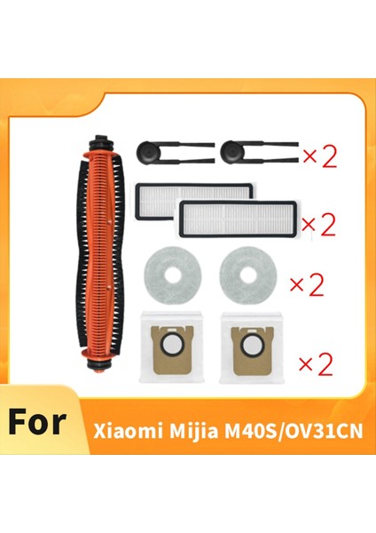Xiaomi Mijia M40S/OV31CN Vakum Süpürge Aksesuarları Ana Roller Yan Fırça Hepa Filtre Mop Bez Toz Çantaları (Yurt Dışından) modelleri