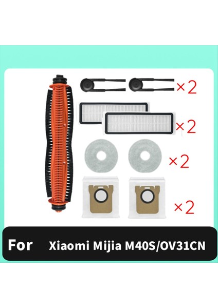 Xiaomi Mijia M40S/OV31CN Vakum Süpürge Aksesuarları Ana Roller Yan Fırça Hepa Filtre Mop Bez Toz Çantaları (Yurt Dışından) fırsatları
