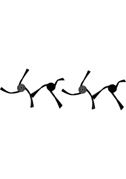 Uwant U300/U300 Max Robotlu Süpürge Parçaları Için Yan Fırça Değişimi Kenar Fırçası 4 Adet (Yurt Dışından)