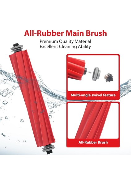 Roborock Qv 35A Qv 35S Qr 598 Qr 798 Için Aksesuarlar Robot Vakum Ana Fırçalar Yan Fırçalar Filtreler Paspas Pedleri Toz Torbaları (Yurt Dışından) fırsatları