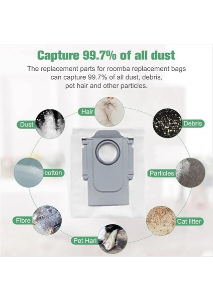 Ana Yan Fırça Hepa Filtre Paspas Bezi Toz Torbaları Roborock Qr 798 / Qr 598 / Qv 35A Elektrikli Süpürge Parçaları (Yurt Dışından) modelleri