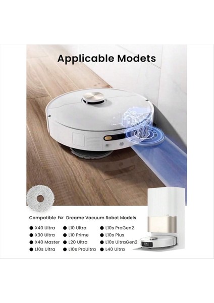 Xiaomi Robot Vakum Için Paspas Bezi X20 + / X20 Artı X10+ X10 Artı Parçaları Dreame Bot L10S Pro L10S Ultra S10 / S10 Pro (Yurt Dışından) indirimleri