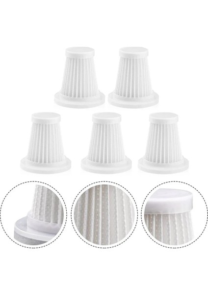 5 Adet Araba Elektrikli Süpürge Filtresi Akülü Elektrikli Süpürge Yıkanabilir Filtre Kullanışlı Elektrikli Süpürge Aksesuarları (Yurt Dışından) modelleri