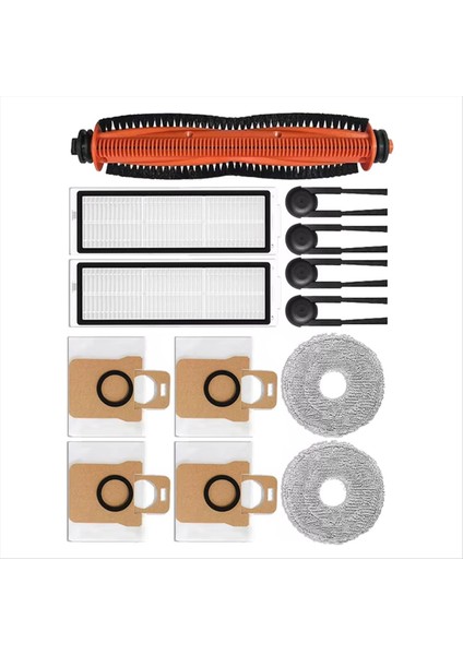 13 Adet Xiaomi Mijia M40S/OV31CN Elektrikli Süpürge Parçaları Yedek Ana Silindir Yan Fırça Hepa Filtre Paspas Toz Torbaları (Yurt Dışından) fırsatları