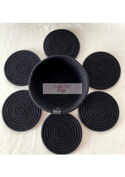 7 Prç Bardak Altlığı Set Tress Supla Jüt Hediyelik fırsatları