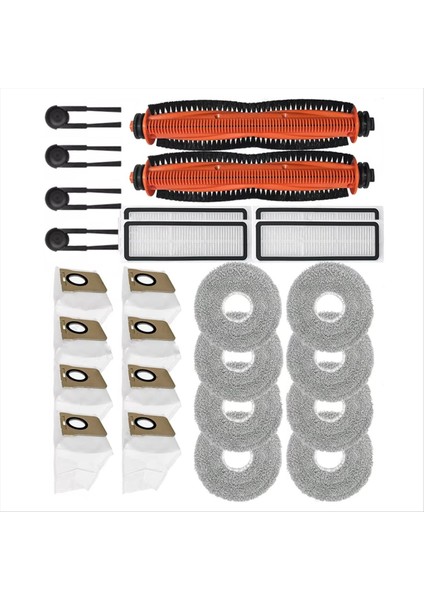 26 Adet Xiaomi Mijia M40S/OV31CN Elektrikli Süpürge Parçaları Ana Silindir Yan Fırça Hepa Filtre Paspas Pedleri Toz Torbaları (Yurt Dışından) fırsatları
