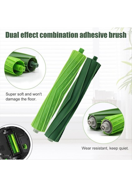 Irobot Roomba Için I E J Serisi I7 I7+ I3 I3+ I4 I6 I6+ I8 I8+ E5 E6 E7 J7 Robot Vakum Temizleyici Kauçuk Silindir Fırçaları Set (Yurt Dışından) indirimleri