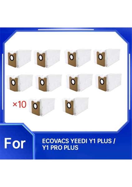 Ecovacs Yeedı Y1 Plus / Y1 Pro Plus Süpürme Makinesi Aksesuarları Için 10 Adet Toz Torbası (Yurt Dışından) fiyatları