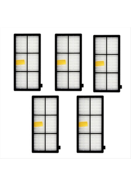 Irobot Roomba Için Süpürme Robot Aksesuarları 800 Filtre 860 880 Yüksek Verimli Filtre Aksesuarları 5 Pcs (Yurt Dışından)