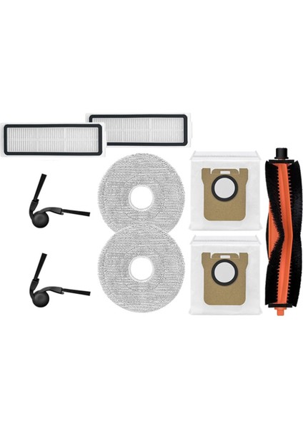 9 Adet Ana Yan Fırça Hepa Filtre Paspas Bezi Toz Torbası Xiaomi Mijia 5C/OV42CN Elektrikli Süpürge Parçaları (Yurt Dışından) modelleri