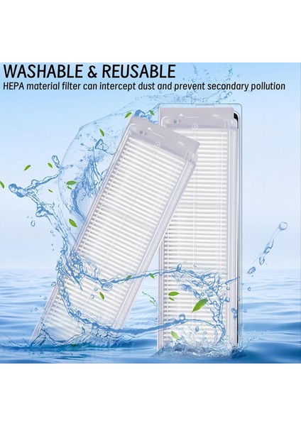 Xiaomi Mi Robot Vakum Paspas Pro STYTJ02YM Viomi V2 V3 Se Conga 3490 3690 Aksesuarları Hepa Filtre Aksesuarları (Yurt Dışından) fiyatları