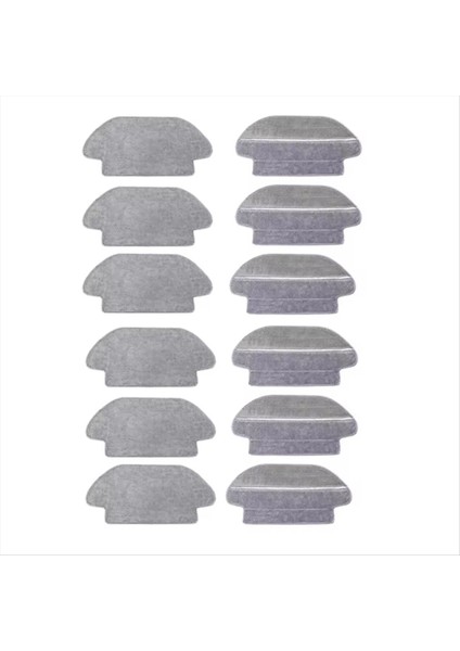 12 Adet Temizleme Bezi Xiaomi Mijia Paspas 2 PRO/STYTJ02YM 2 S / 3c / Conga 3490 Viomi V2 Pro/v3 Se Robot Vakum (Yurt Dışından) fırsatları