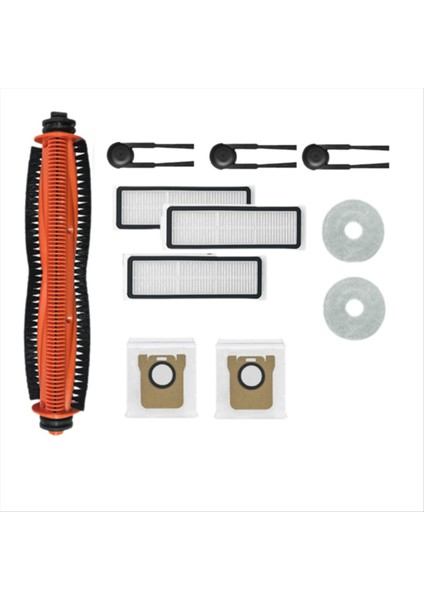 Xiaomi Mijia Için 12 Pcs M40S/OV31CN Vakum Süpürge Aksesuarları Ana Roller Yan Fırça Hepa Filtre Mop Bez Toz Çantaları (Yurt Dışından)