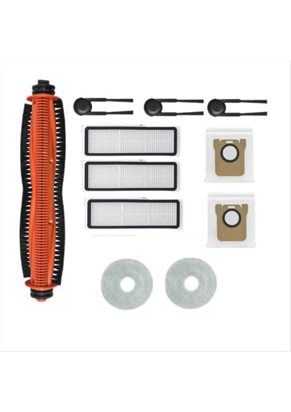 Xiaomi Mijia Için 12 Pcs M40S/OV31CN Vakum Süpürge Aksesuarları Ana Roller Yan Fırça Hepa Filtre Mop Bez Toz Çantaları (Yurt Dışından) modelleri