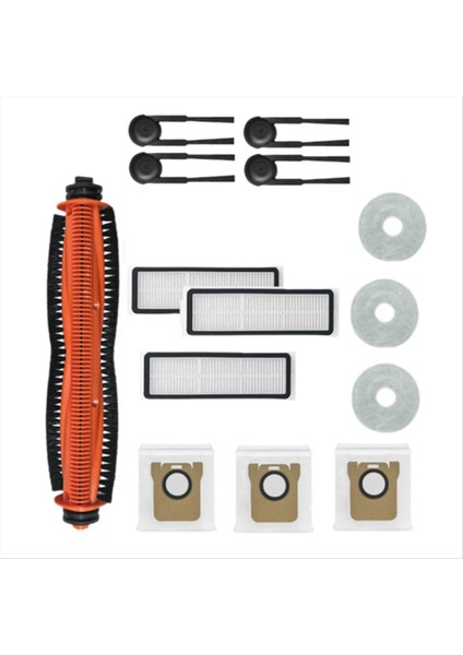 Xiaomi Mijia M40S/OV31CN Vakum Süpürge Aksesuarları Ana Rulo Yan Fırça Hepa Filtre Mop Bez Toz Çantaları (Yurt Dışından)
