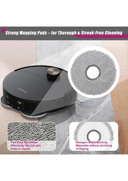 Dreame X40 Ultra L40 Ultra Mova P10 Pro Ultra Robot Süpürge Parçaları Için Aksesuarlar Kiti (Yurt Dışından) fırsatları