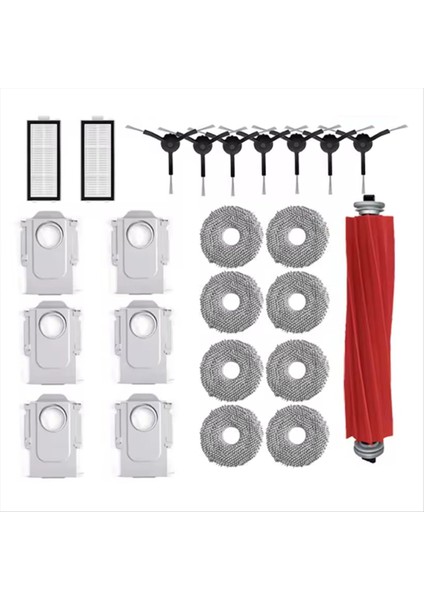 1 Takım Roborock Q Revo Maxv/q Revo S/q Revo Pro Yedek Parçalar Ana Yan Fırça Toz Torbası Hepa Filtre Paspas Bezleri (Yurt Dışından) fırsatları