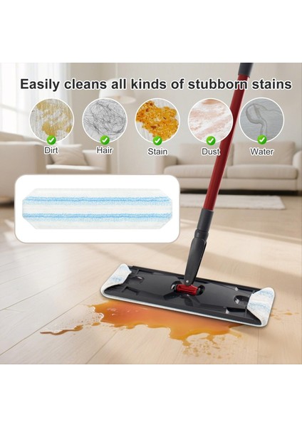 O Cedar H2PRO Düz Paspas Sistemi Için Paspas Pedleri Değiştirmeleri Yıkanabilir ve Yeniden Kullanılabilir Mikrofiber Paspas Yedekleri 8 Adet (Yurt Dışından) fırsatları