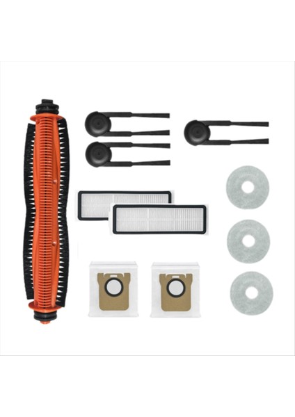 Xiaomi Mijia M40S/OV31CN Vakum Süpürge Aksesuarları Ana Roller Yan Fırça Hepa Filtre Mop Bez Toz Çantaları (Yurt Dışından)