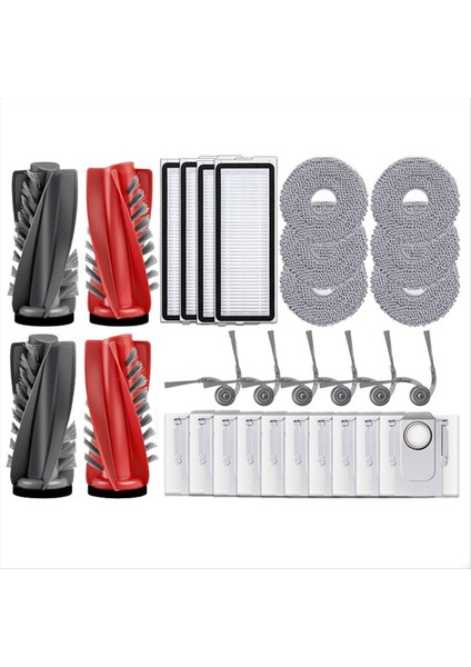 Roborock Qrevo 5AE Curv / S5X / 5A1 / 5xc / Curvc Vakum Parçaları Ana Silindir Yan Fırça Hepa Filtre Paspas Bezi Toz Torbası (Yurt Dışından) indirimleri