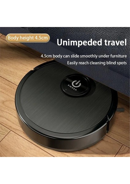 Akıllı Robotlu Süpürge 3 In 1 Süpürme Paspası Otomatik Şarj Güçlü Emiş 6000PA Evcil Hayvan Saçı Için Hardfloor Beyaz (Yurt Dışından) fiyatları