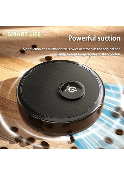 Akıllı Robotlu Süpürge 3 In 1 Süpürme Paspası Otomatik Şarj Güçlü Emiş 6000PA Evcil Hayvan Saçı Için Hardfloor Beyaz (Yurt Dışından) indirimleri