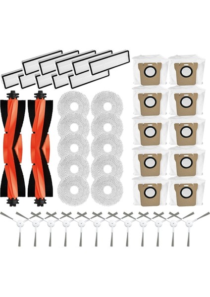 Xiaomi Mijia Omni 2 C102CN B101CN B116 X10 + Robotlu Süpürge Ana Yan Fırça Paspas Bezi Toz Torbası Yedek Parça (Yurt Dışından) modelleri