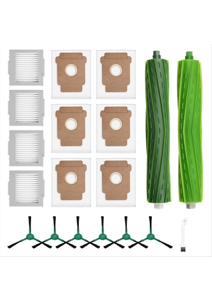 Irobot Roomba Max Için 19 Adet 705 Vac/artı 504 Vac Vakum Robotu Ana Yan Fırça Filtresi Toz Torbaları (Yurt Dışından) fiyatları