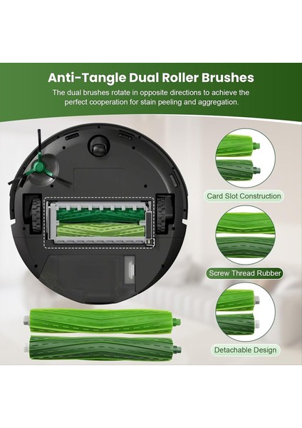 Irobot Roomba Max Için 19 Adet 705 Vac/artı 504 Vac Vakum Robotu Ana Yan Fırça Filtresi Toz Torbaları (Yurt Dışından) fırsatları