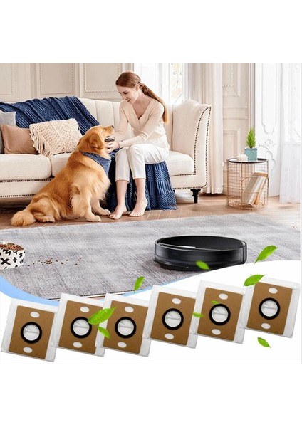 Ilıfe V9 Pro / G9 Pro / A12 Pro / A30 Pro Robotlu Süpürge Için 9 Adet Yedek Toz Torbası Aksesuarları (Yurt Dışından) fırsatları