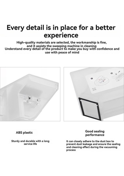 Roborock P20 Pro / Qrevo Curv Elektrikli Süpürge Parçaları Için Toz Kutusu Toz Çöp Kutusu (Yurt Dışından) modelleri