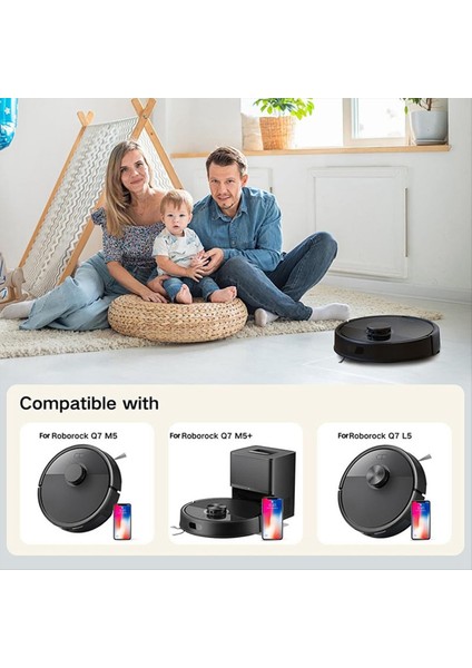 Roborock Q7 M5+ / Q7 Tf+ / Q7 L5+ /Q7T+ Robot Süpürge Aksesuarları Kiti Için Ana Silindir Fırçasının Değiştirilmesi (Yurt Dışından) fırsatları