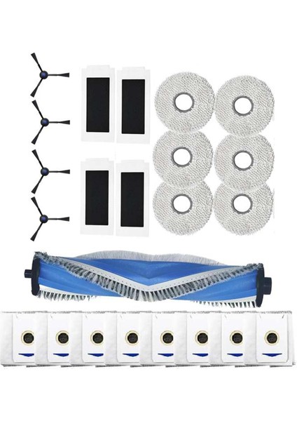 Ecovacs Deebot T30 Pro Omnı /T30 Max / T30 / DDX14 Süpürgesi Aksesuarları Ana Yan Fırça Filtresi Bez Toz Torbası Için 23 Adet (Yurt Dışından) indirimleri
