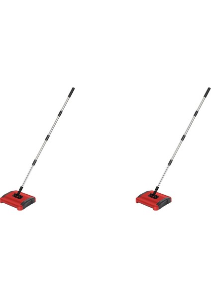 2x Halı Süpürgesi Manuel Halı Süpürgesi Zemin Süpürgesi Halı Fırçası Ayrılabilir Halı Temizleyici Pet Saç Toz Enkaz (Yurt Dışından)