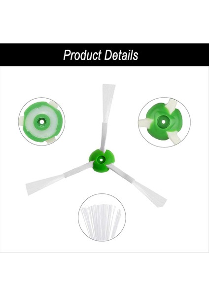 Irobot Roomba Için I ve E Serisi I7 I7+ Plus I8 I3 I6+/plus E5 E6 E7 5150 6198 7150 7550 Robot Vakumları Yan Fırça Seti (Yurt Dışından) modelleri