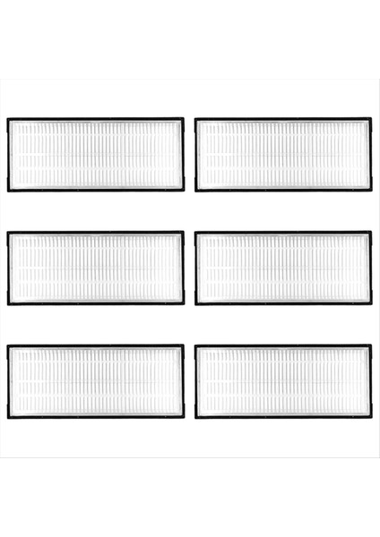 Roborock S7 Maxv/s7 Max Ultra/s8/s8+/s8 Pro Ultra Robot Vakum Filtresi Aksesuarları Için 6 Paket Hepa Filtre (Yurt Dışından)